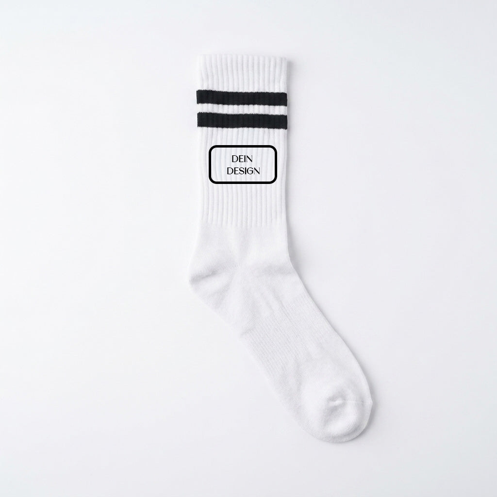 Socken bestickt