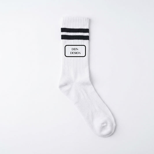 Socken bestickt