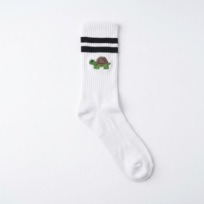 Socken bestickt