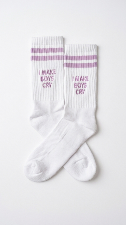 Socken bestickt